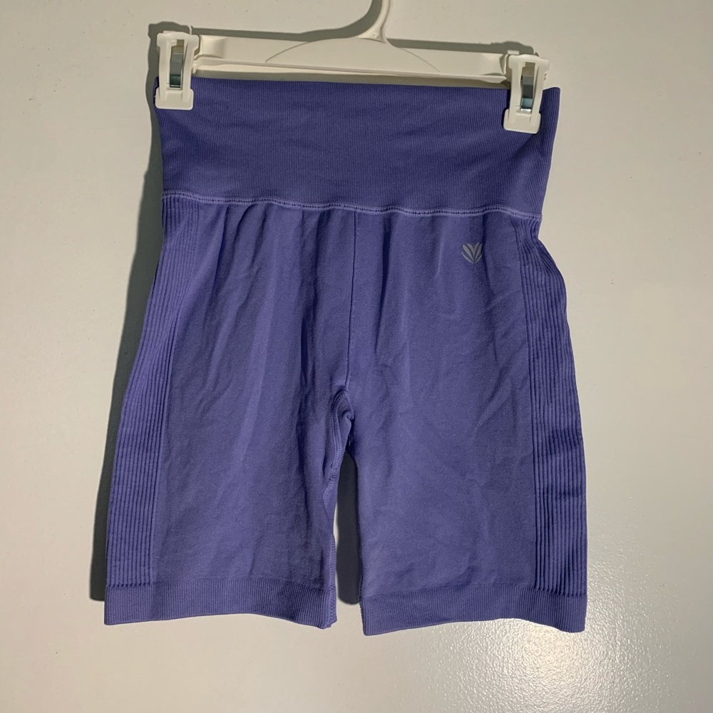 periwinkle biker shorts